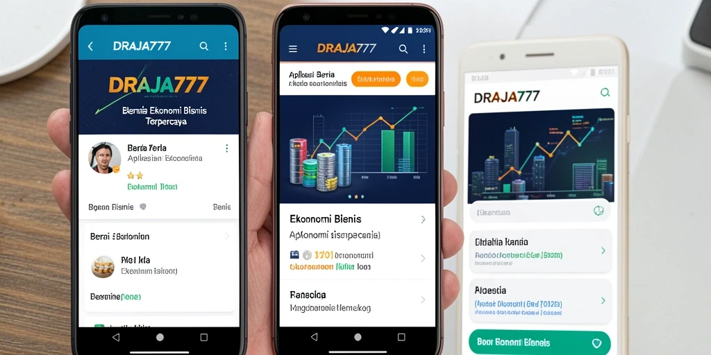 Tampilan antarmuka DRAJA777 yang modern dan informatif.